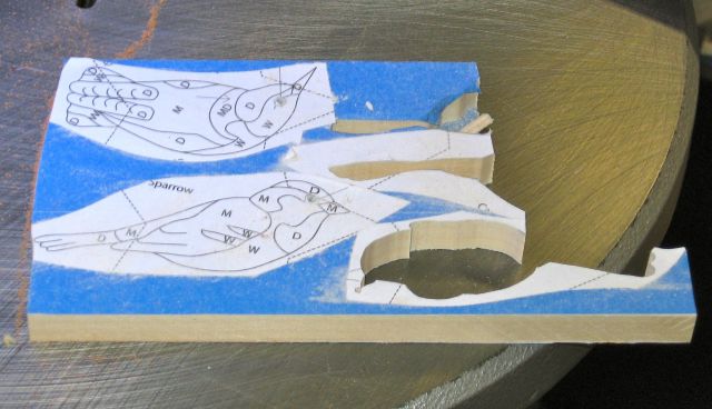 Birds ready to cut out