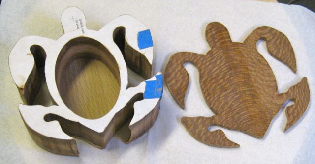 scroll saw trutle box