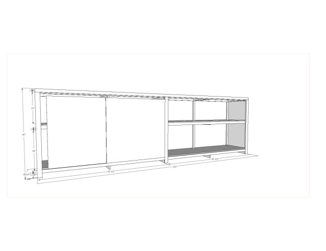 The fifth version of the plan.  Yes, I just stopped drawing.