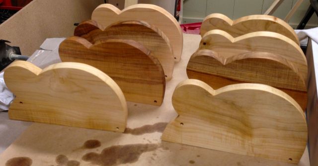 A whole nest of the little critters.