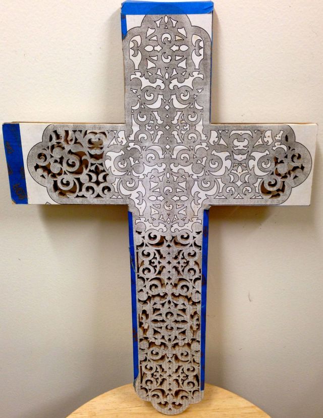 I've started cutting on the right hand side.  Still saving the middle for last.