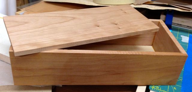 Basic cherry box that will get the parquetry.